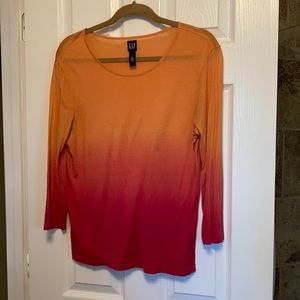 Fabulous ombré cotton top